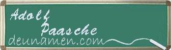 Adolf Paasche Visitenkarte